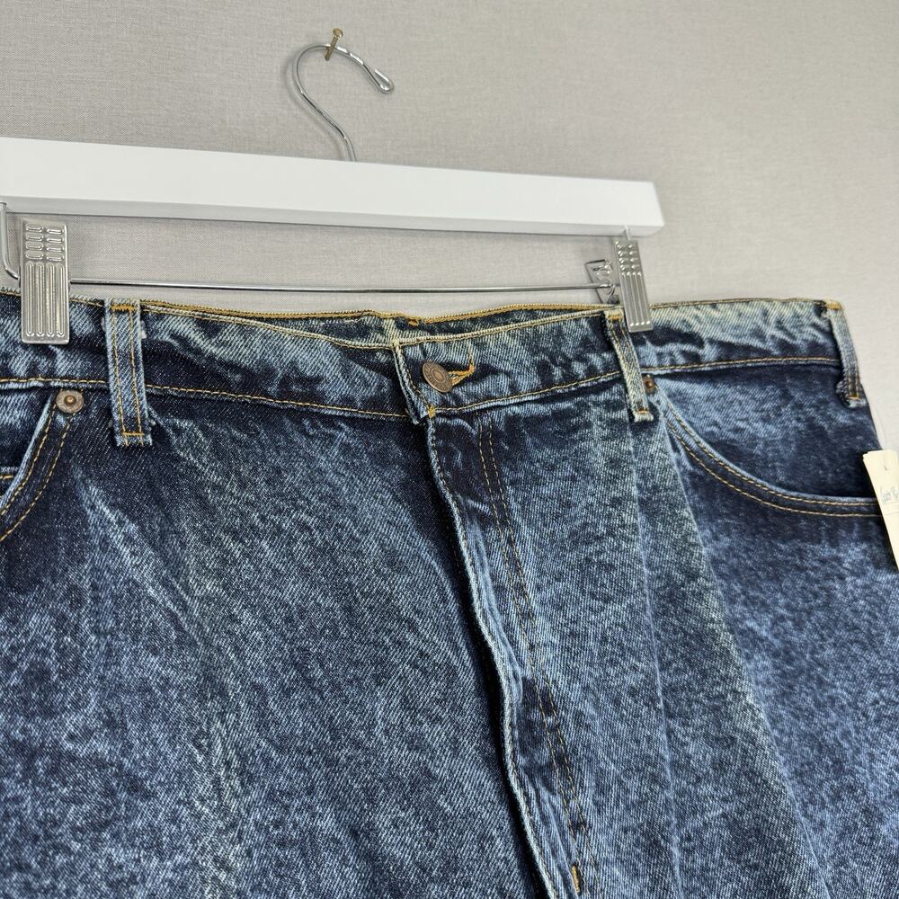 Vintage Levi's Mens Jeans 42x30 Blue Cotton Tapered Leg Deadstock Made in USA - Picture 5 of 16